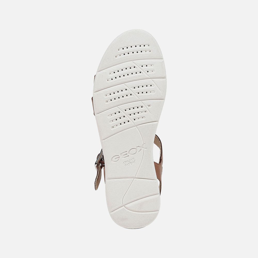 Geox Bayan Sandalet Kahverengi - Hiver - IKE-179085